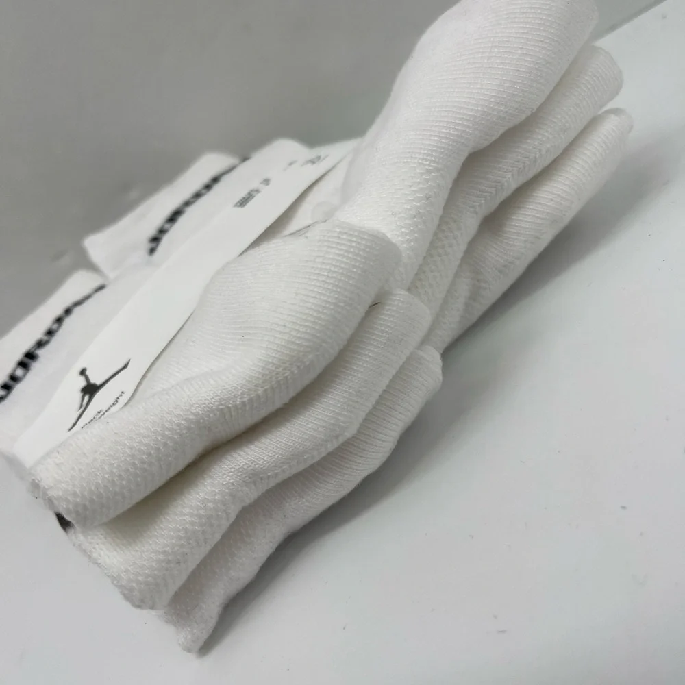 Jordan Athletic White Crew Socks - 6 Pair